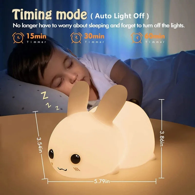 LED Rabbit Night Light